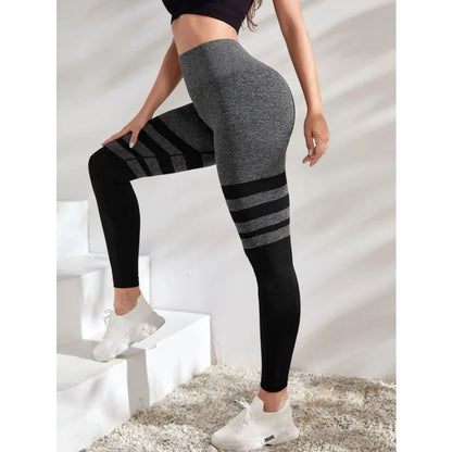 Leggings Rayas Negras Slim