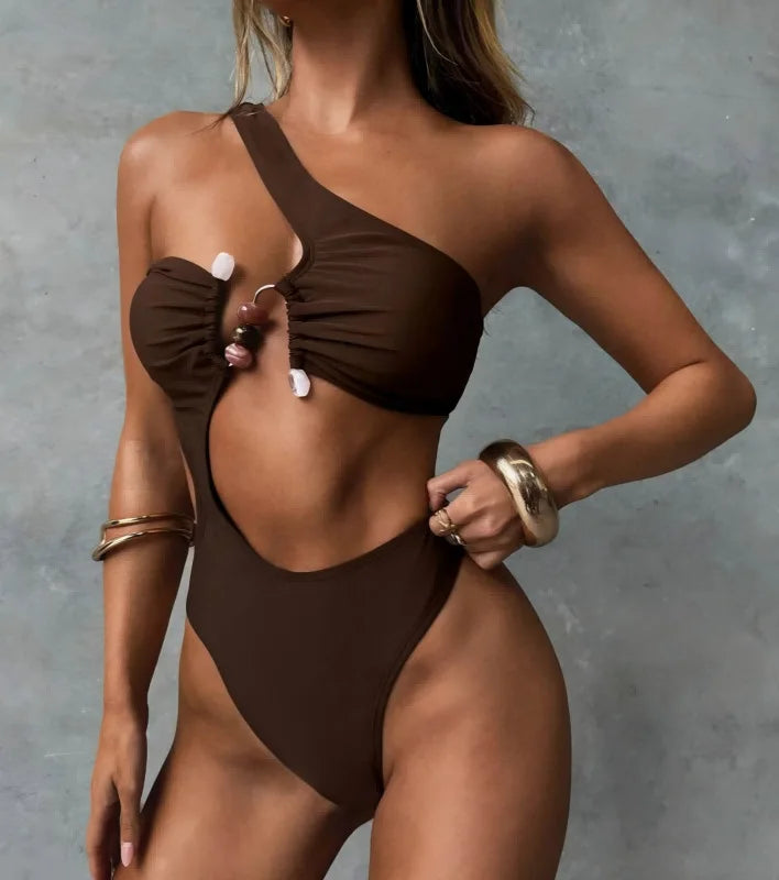 Summer Sexy Bikini Holiday Swimsuit Swimsuits Woman Praia Micro Bikinis Moda Praia Feminino Bodycon Party Solid Color Beachwear