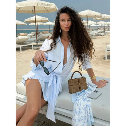 Vestido Camisero con Lazo — Elegancia Casual de Verano 2026
