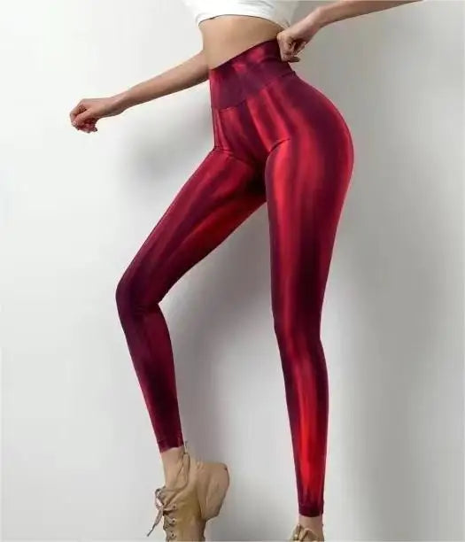 Leggings Tie Dye Cintura Alta