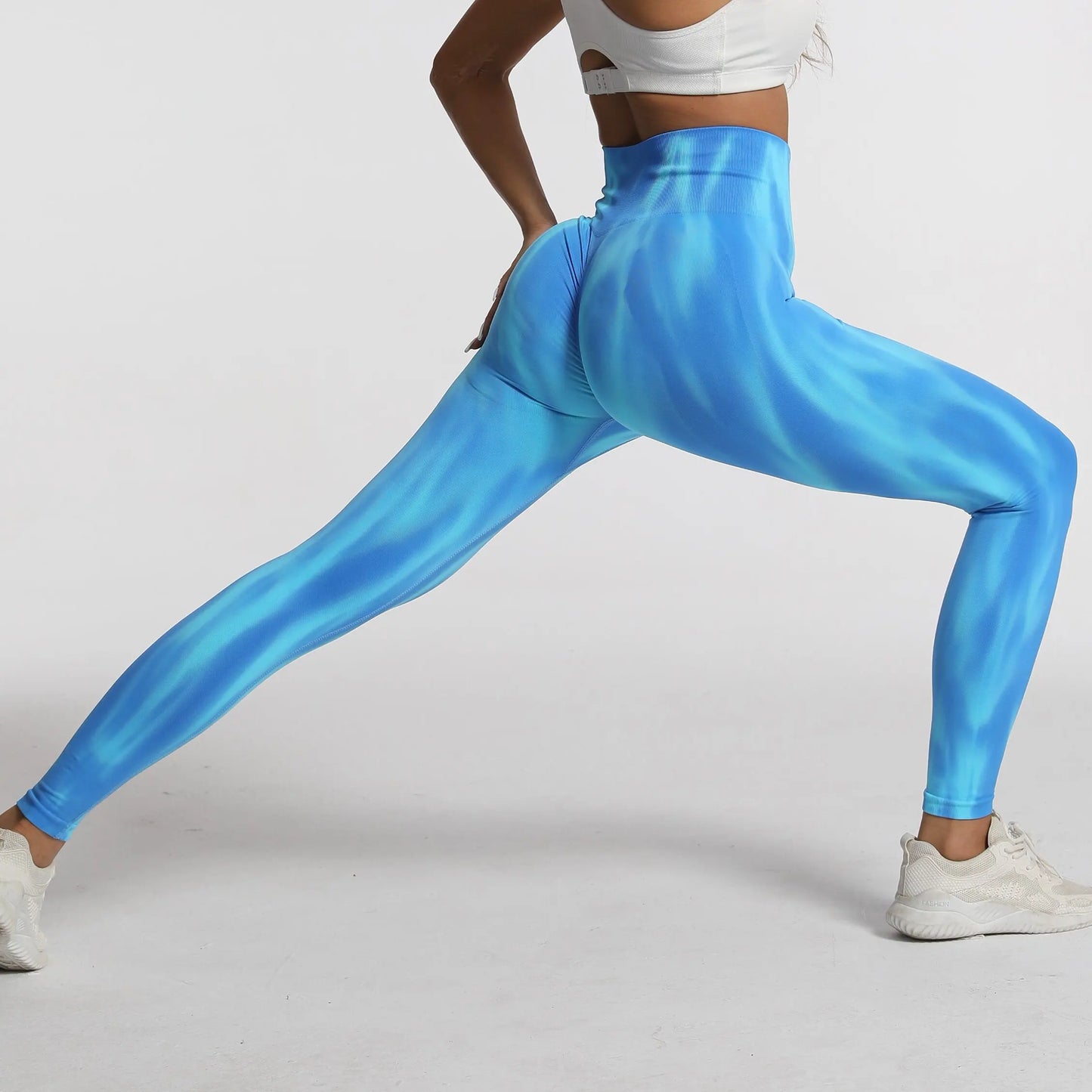 Leggings Tie Dye Cintura Alta