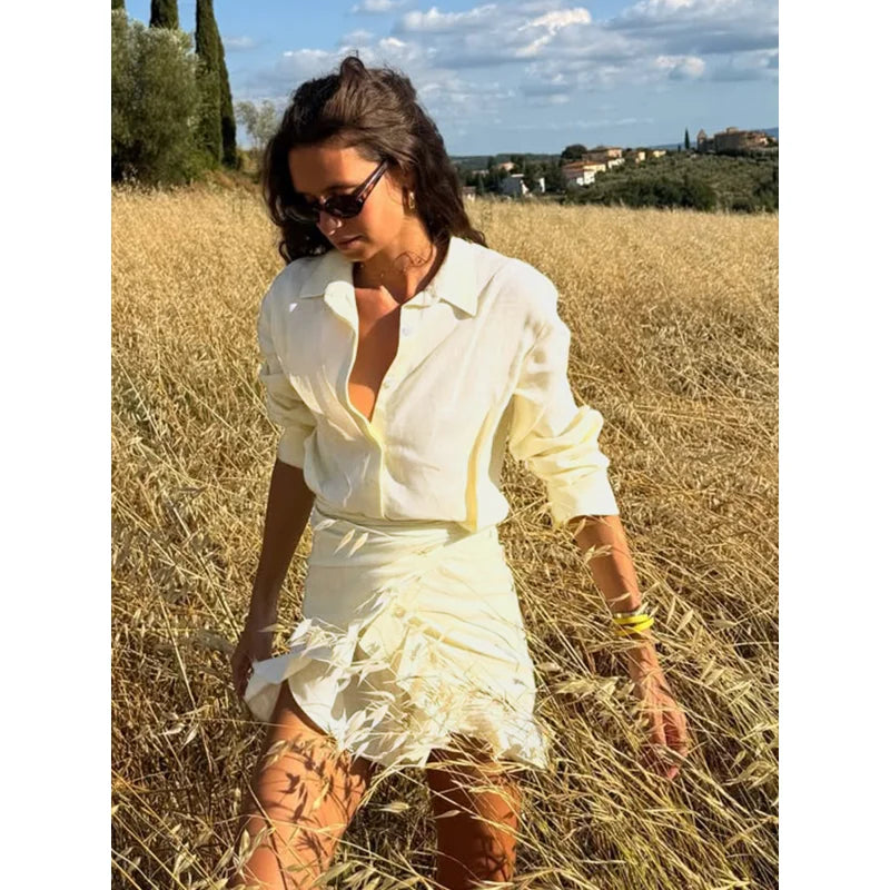 Vestido Camisero con Lazo — Elegancia Casual de Verano 2026