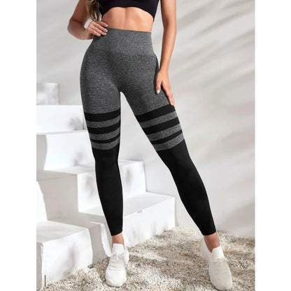 Leggings Rayas Negras Slim