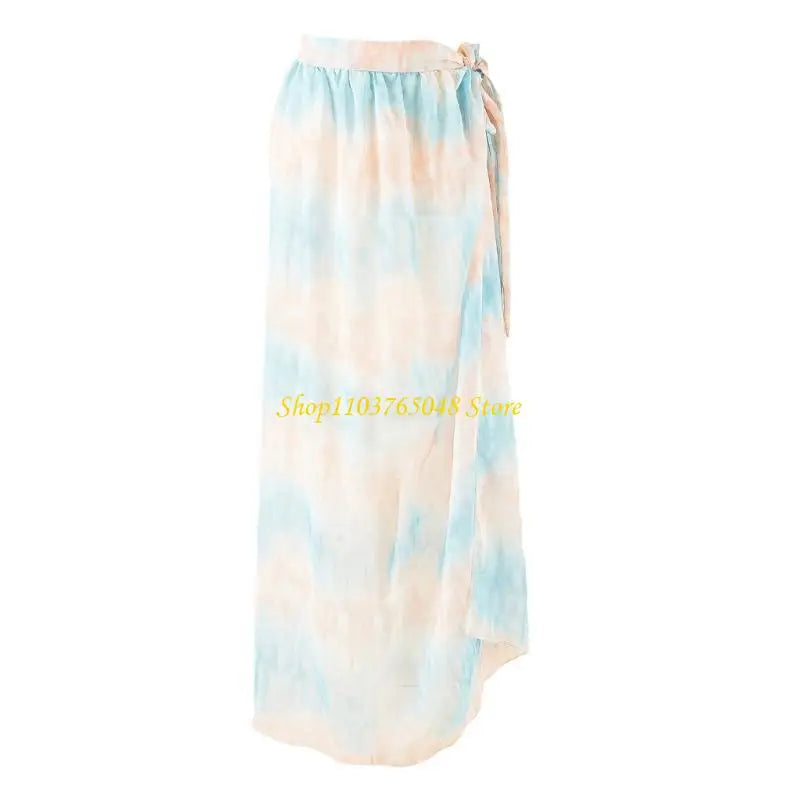 Pareo de Playa Transparente — Falda Envolvente de Lujo