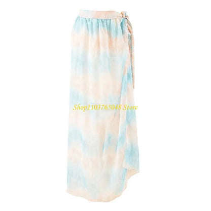 Pareo de Playa Transparente — Falda Envolvente de Lujo