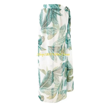 Pareo de Playa Transparente — Falda Envolvente de Lujo