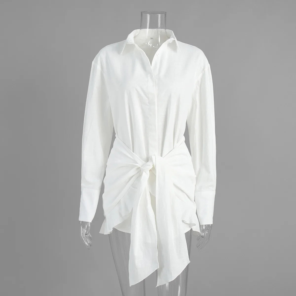 Vestido Camisero con Lazo — Elegancia Casual de Verano 2026